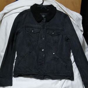 Harley Davidson Denim Sherpa Lined Jacket